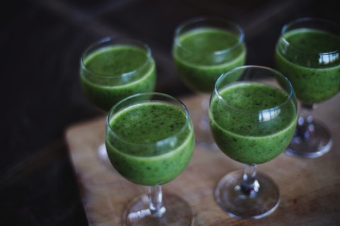 Green smoothies at Brooklands